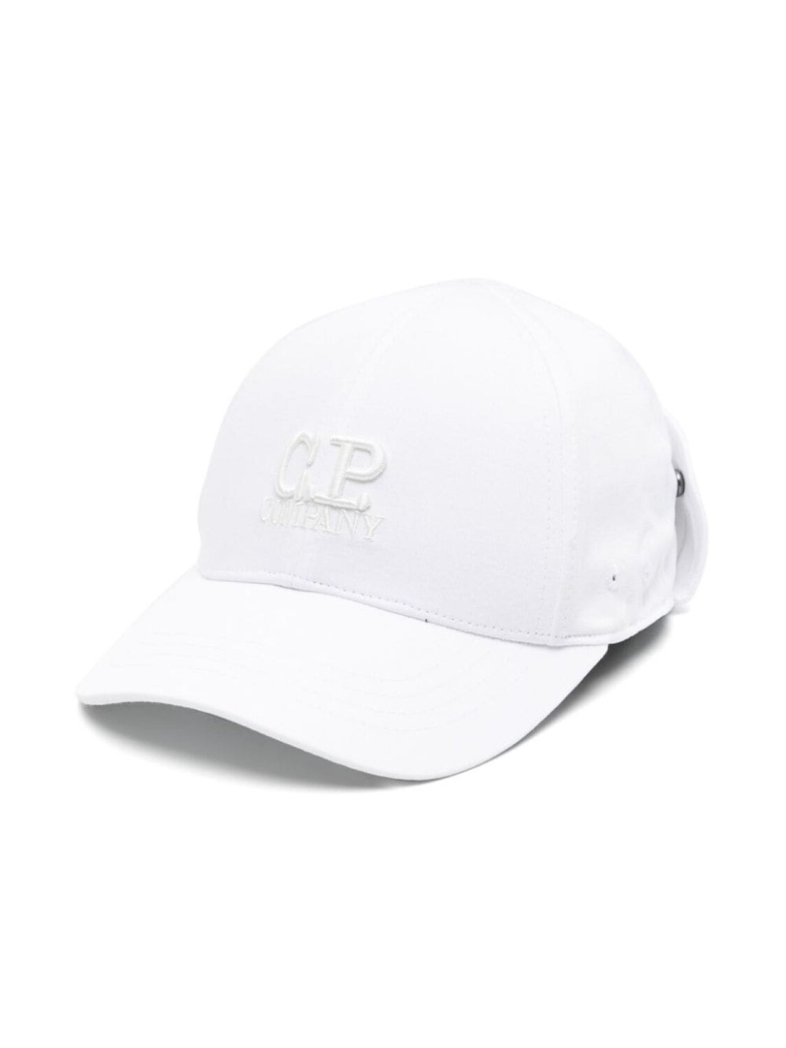 

C.P. Company Kids бейсболка с декором Lens, белый