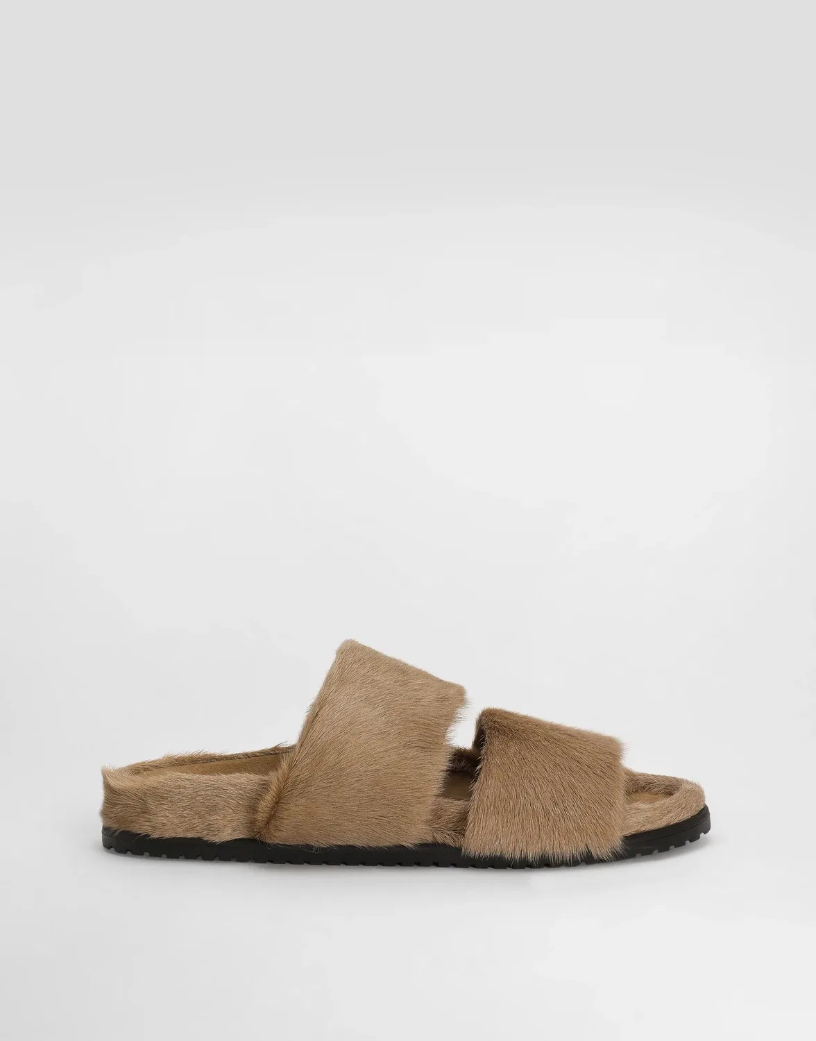 Сандалии DG Casual из козьей кожи для детей DOLCE & GABBANA, бежевый