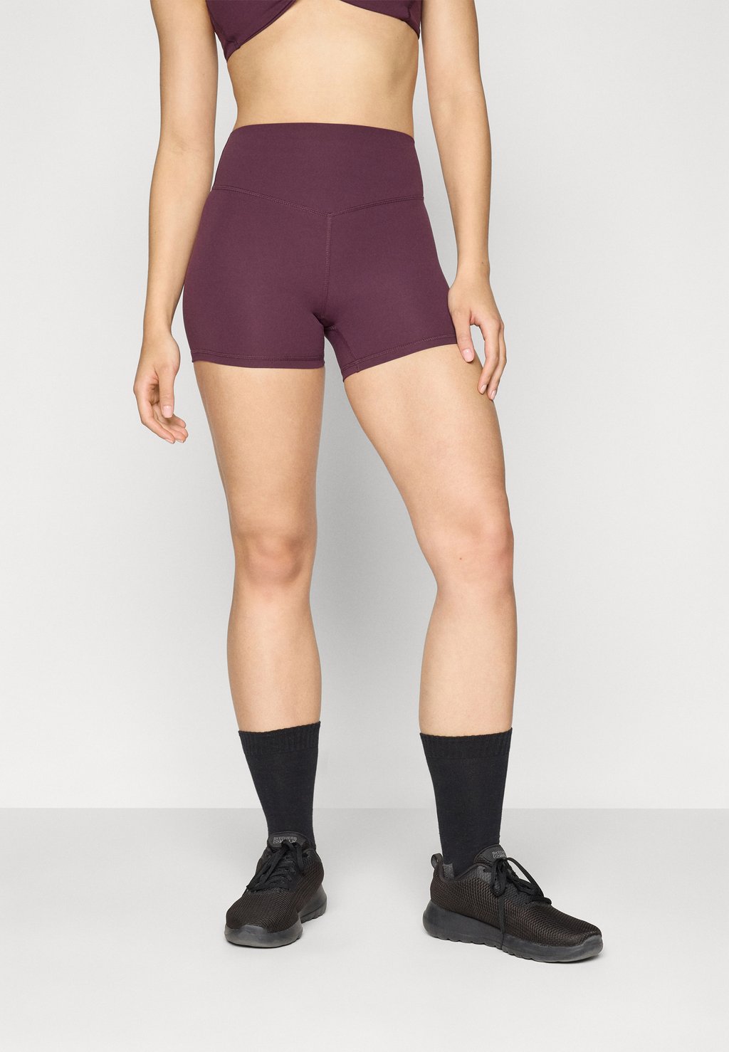 

Леггинсы HIGH WAISTED PURELUXE SHORT Fabletics, темно-красный