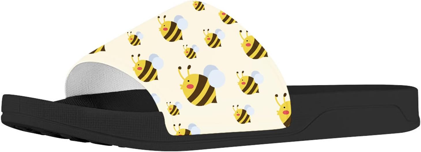 

Мужские и женские слайд-сандалии Forchrinse с ямайским флагом, для дома и улицы, легкие мягкие шлепанцы для душа, Bee