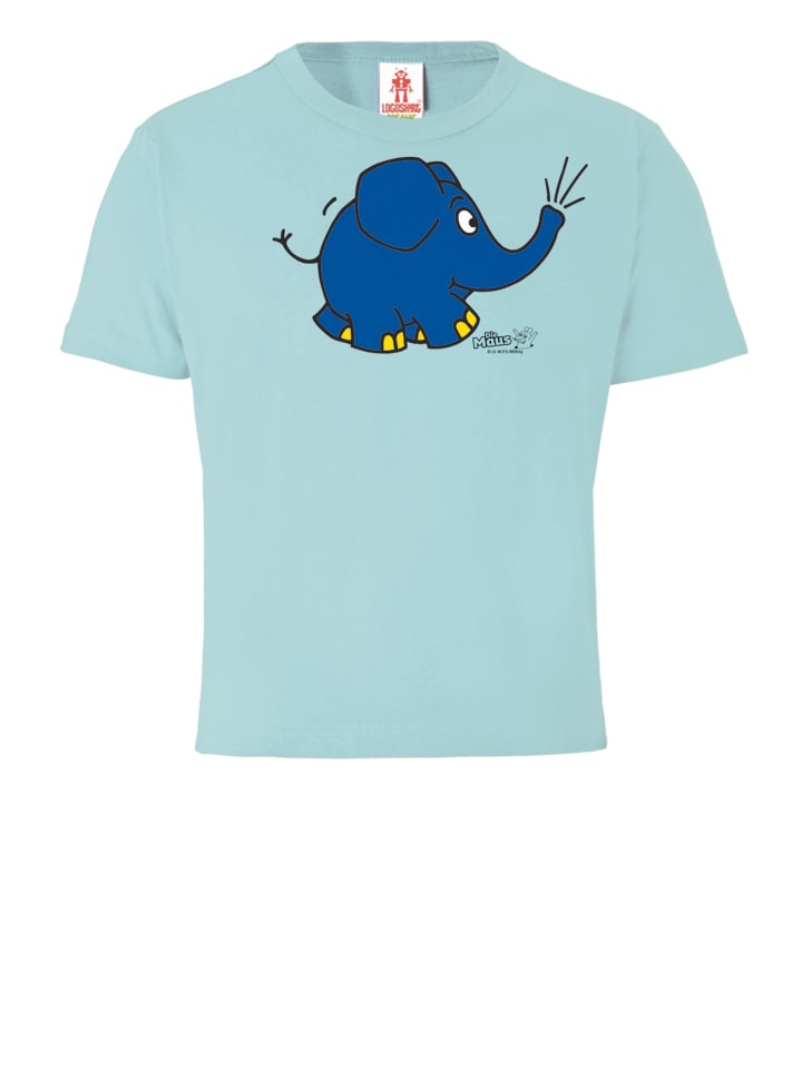 

Футболка Logoshirt, светло-синий