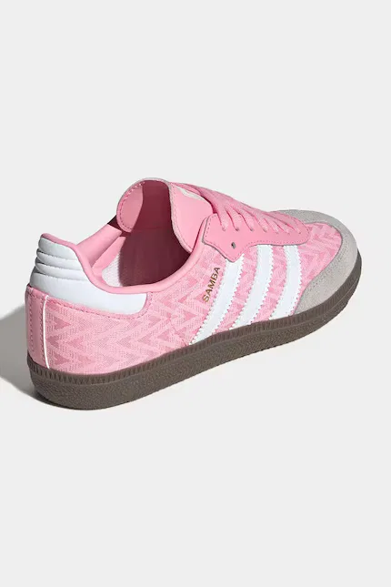 Кроссовки детские SAMBA OG Adidas Originals, розовый — фото 3
