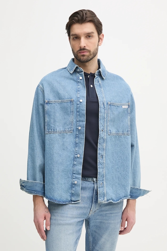 

Джинсовая рубашка Calvin Klein Jeans, синий