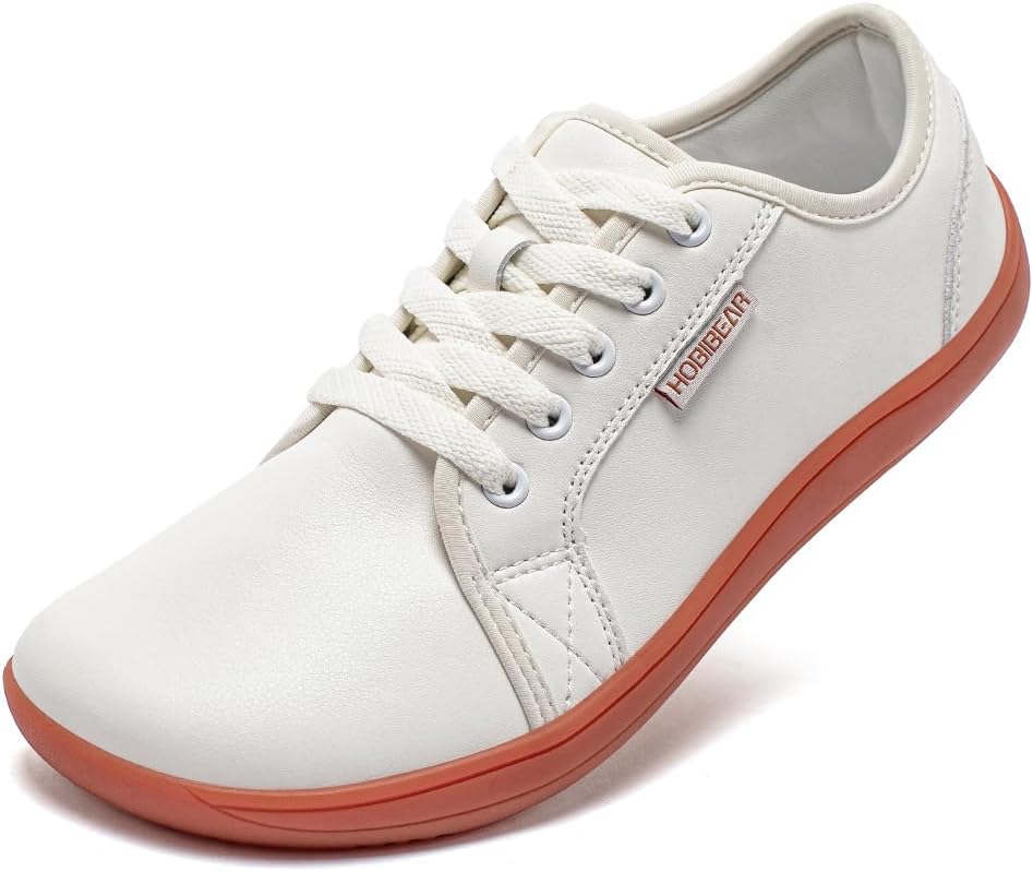 

HOBIBEAR Женские и мужские ультралегкие минималистичные кроссовки босоногого типа с нулевым уклоном, удобные и легкие, бежевый