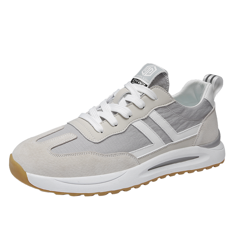 

Дышащие кроссовки Mesh спортивные повседневные обувь легкие с мягкой подошвой хит продаж модный тренд мужские туфли H2, серый