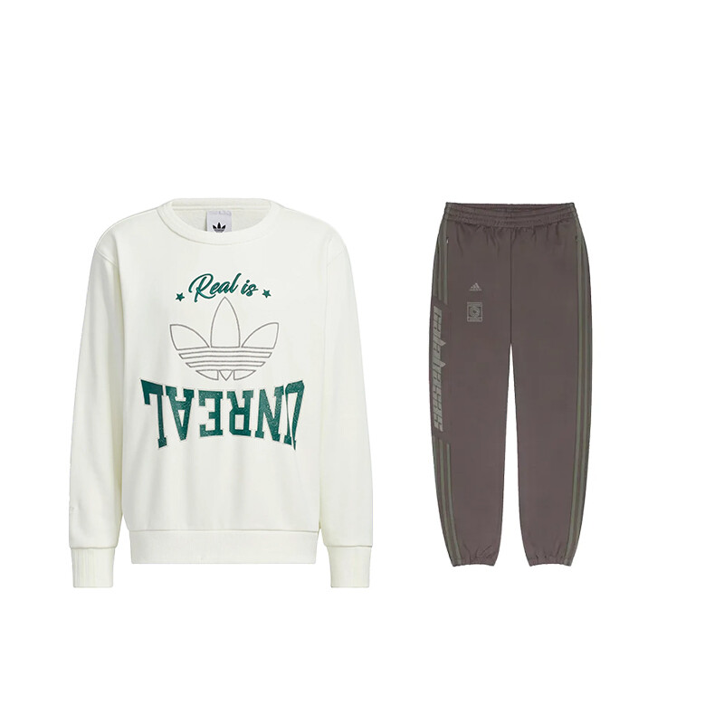 

Повседневная спортивная одежда унисекс Белый/кофейный Adidas Originals, белый