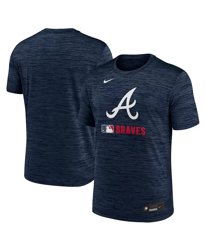 

Мужская синяя футболка Atlanta Braves Authentic Collection Velocity Performance для тренировок Nike