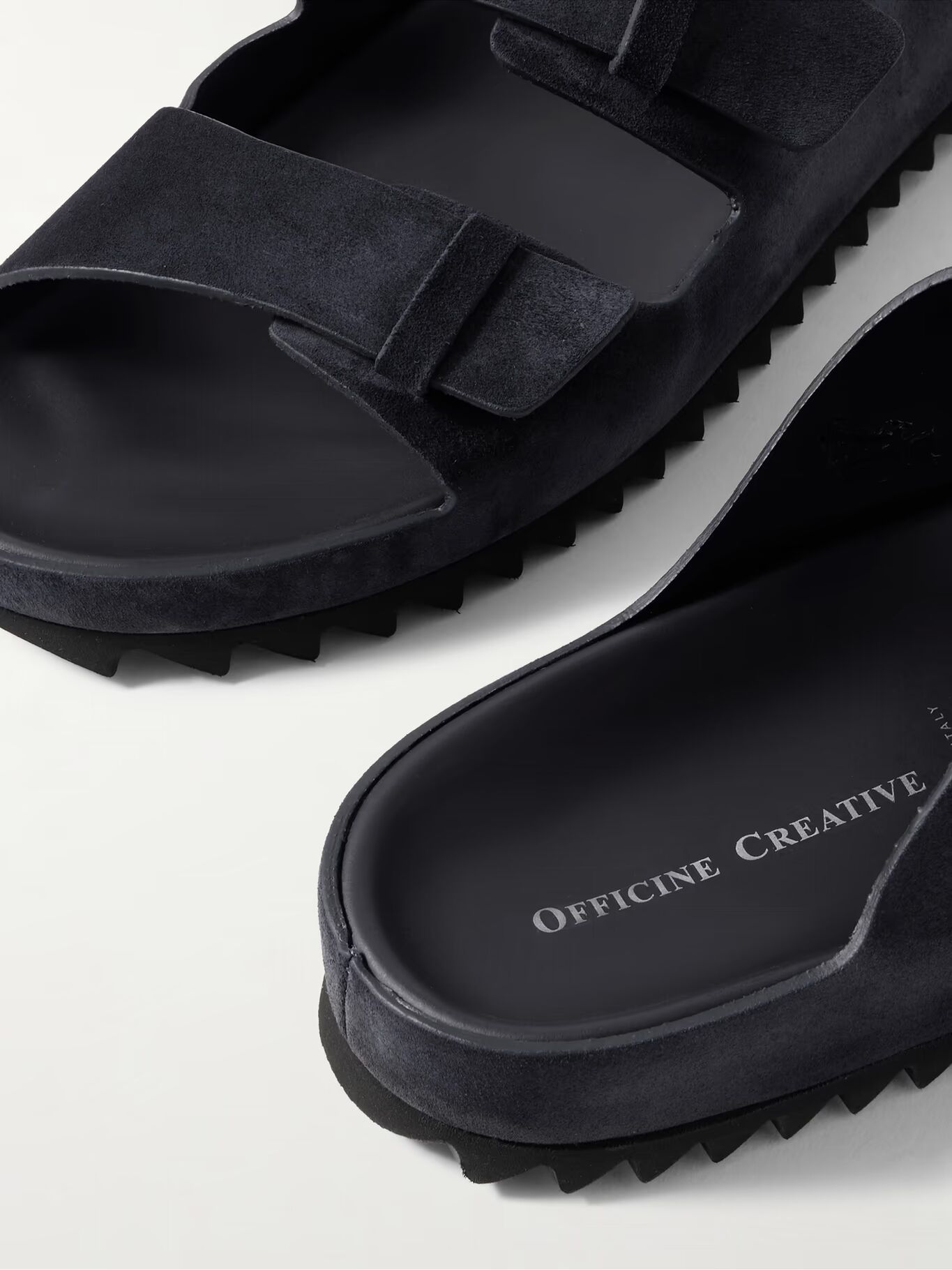 

Сандалии из замши Agorà 010 OFFICINE CREATIVE, цвет Midnight blue