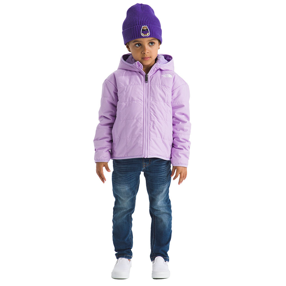 Двусторонняя утепленная куртка The North Face Shasta с капюшоном (для маленьких детей), Lite Lilac — фото 3