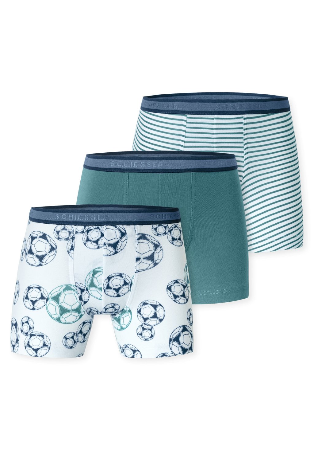 

Боксеры 3-PACK Schiesser, зеленый