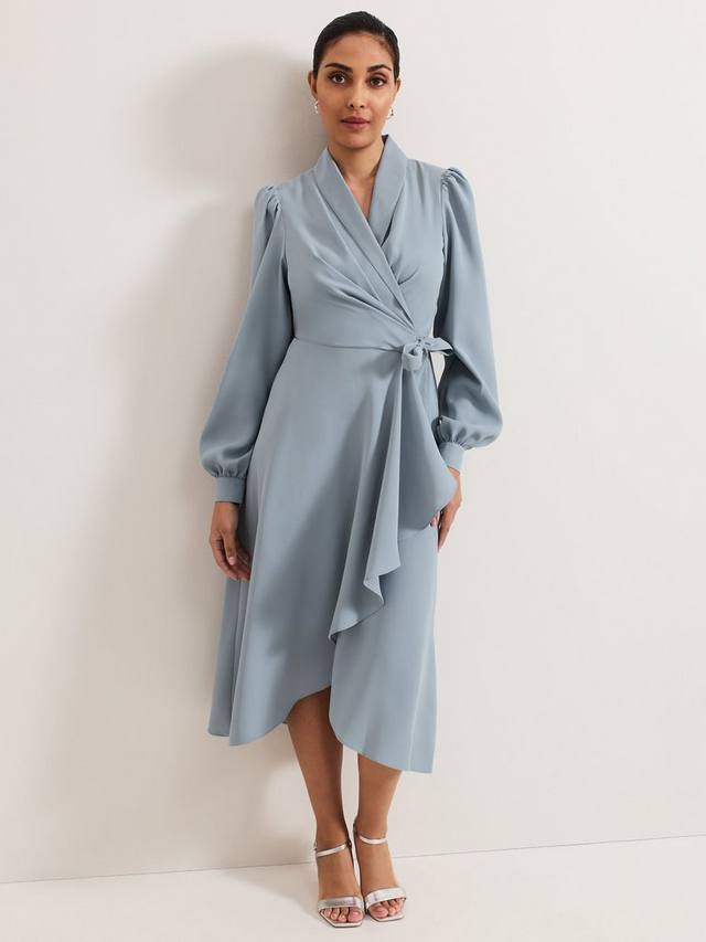 

Миниатюрное платье с запахом от phillipa Phase Eight, цвет Eau De Nil
