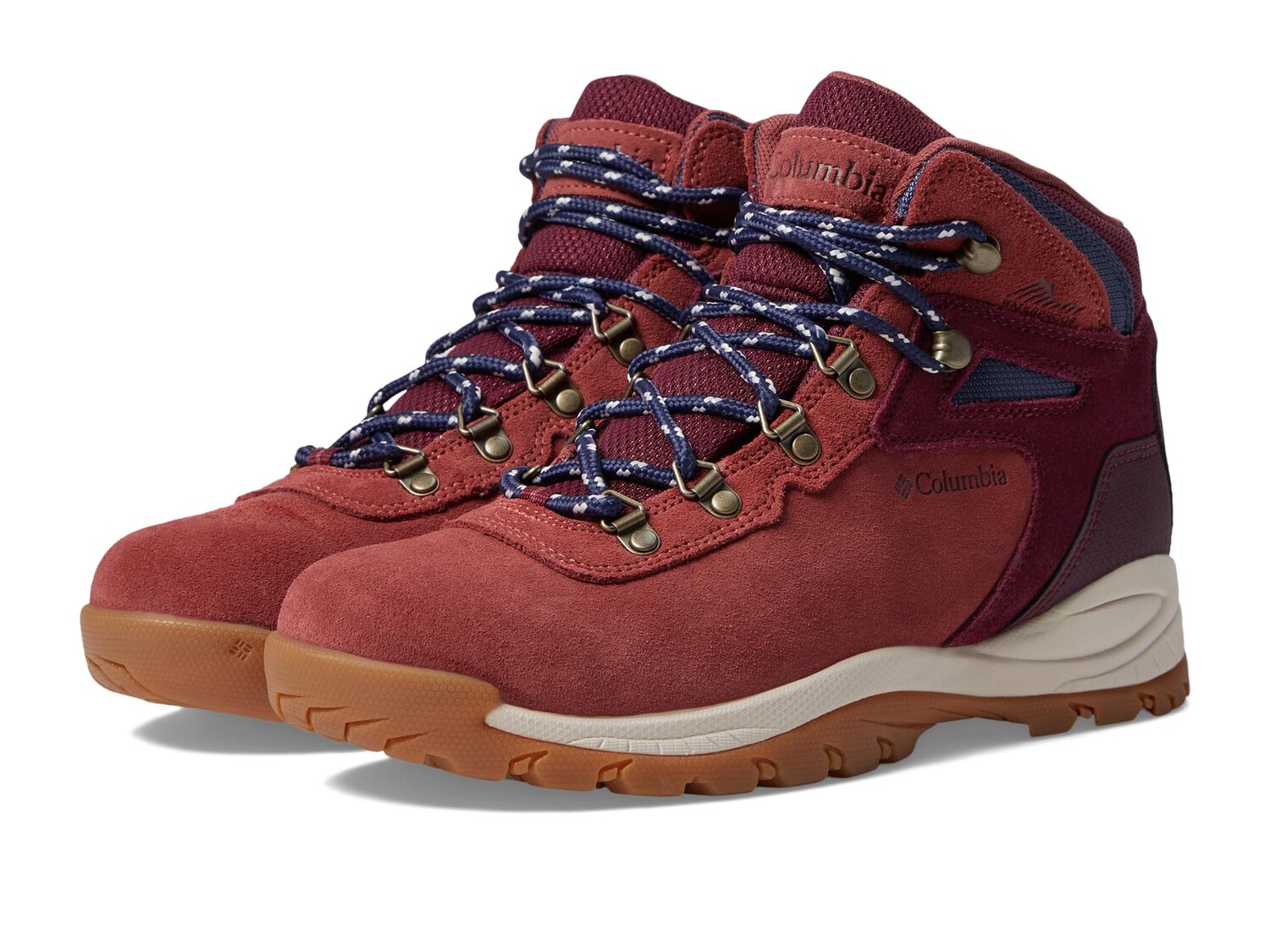 

Треккинговые ботинки Columbia Newton Ridge Plus Waterproof Amped, бордовый