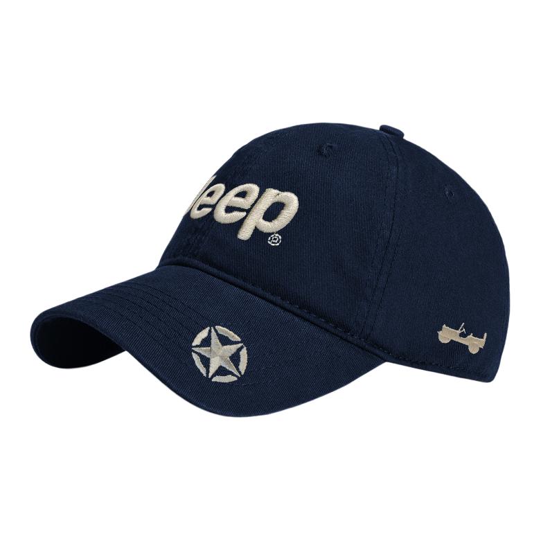 

Хлопковая бейсболка Unisex Jeep, темно-синий