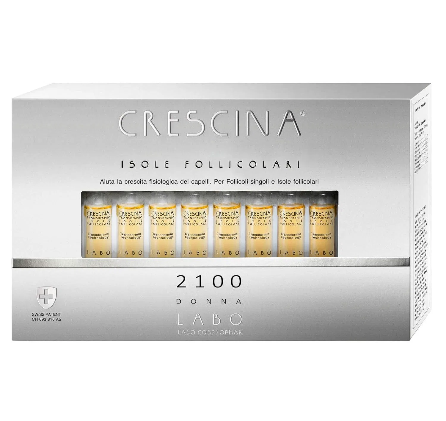 Средство для роста волос «Crescina Hair Growth Treatment 2100» для женщин от Labo Crescina