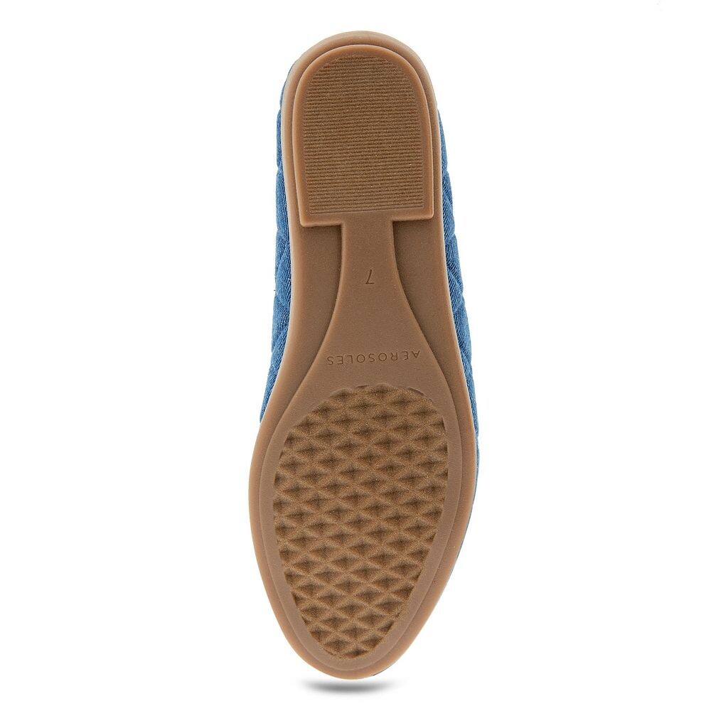 Женские лоферы Aerosoles Betunia, цвет Medium Blue Quilted — фото 3