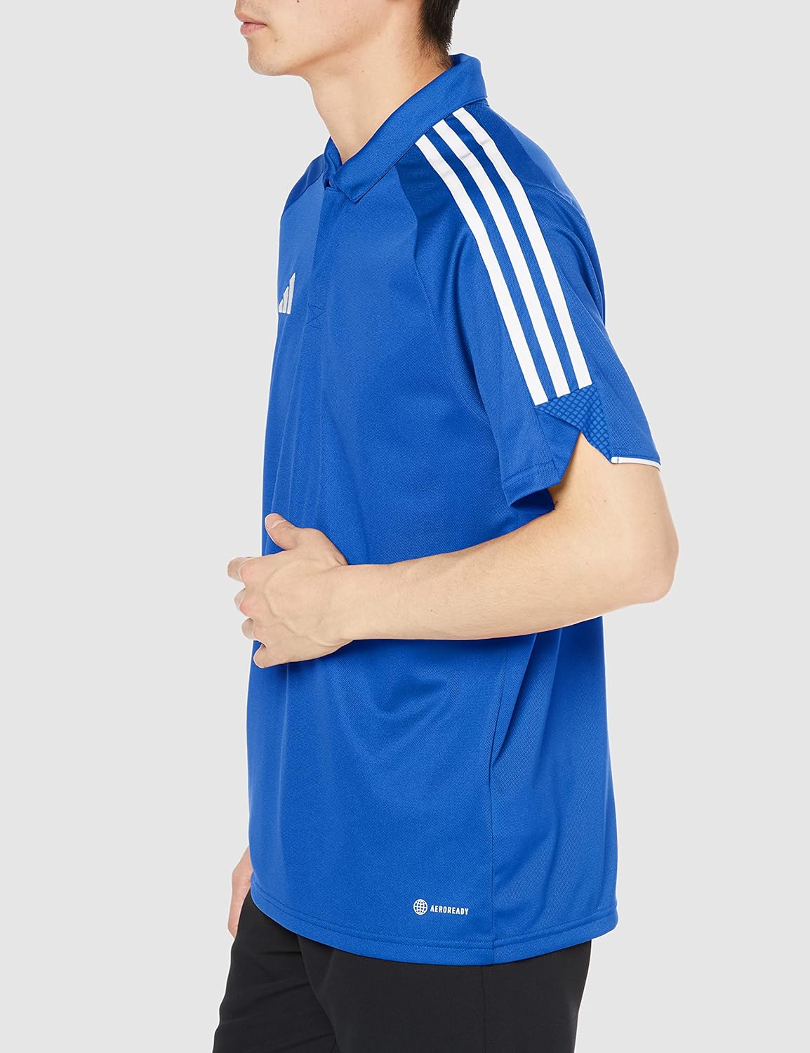 Мужская футбольная поло-рубашка Adidas MMK65, Tiro 23 League, синий — фото 4