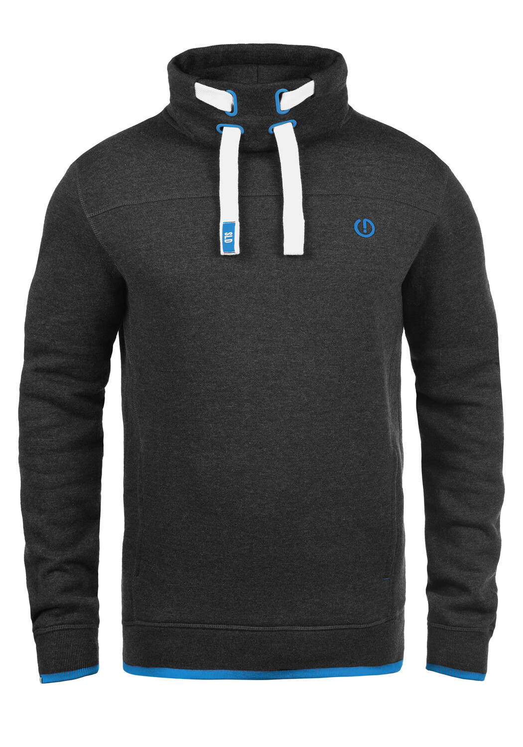 

Толстовка !SOLID Stehkragenpullover SDBenjamin Tube, серый