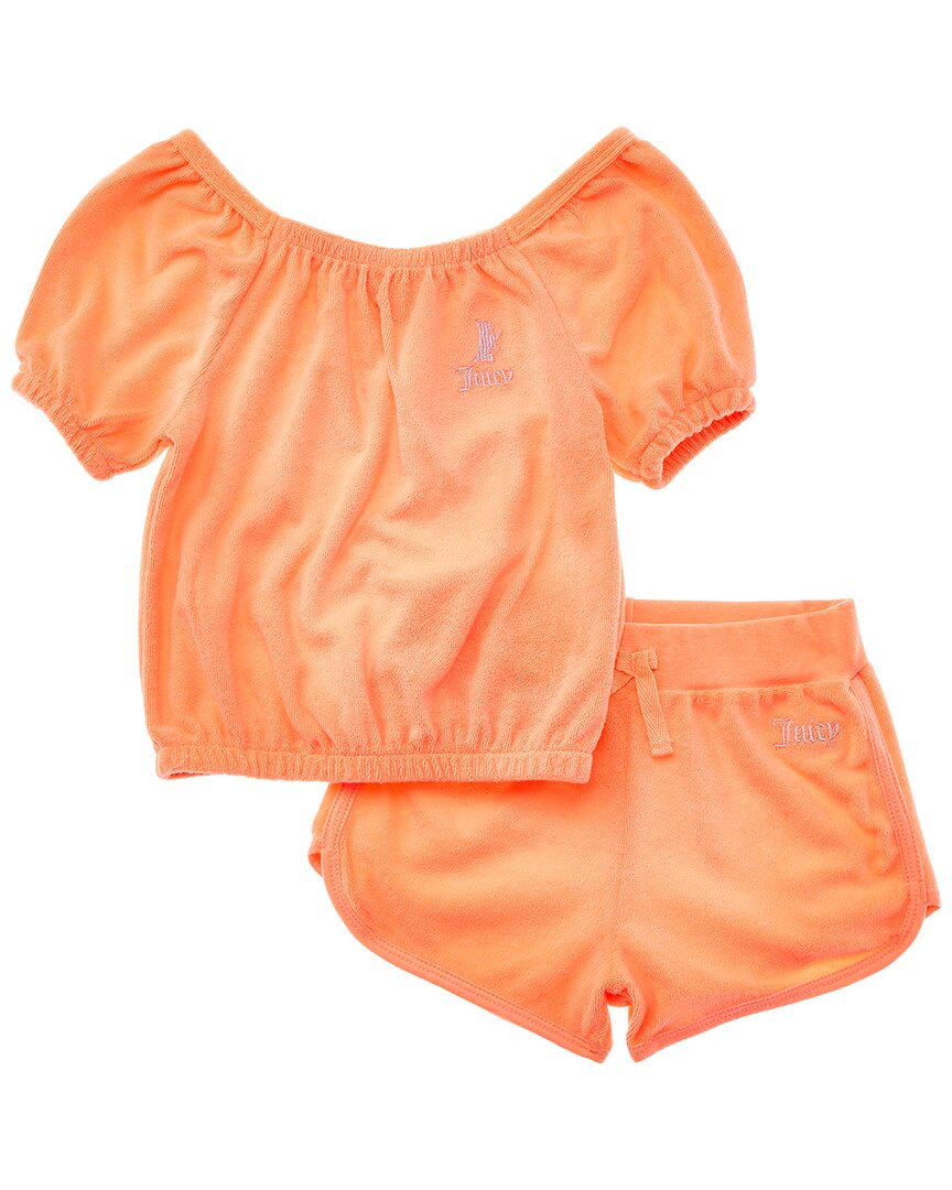 

Juicy Couture Комплект из топа и шорт, оранжевый