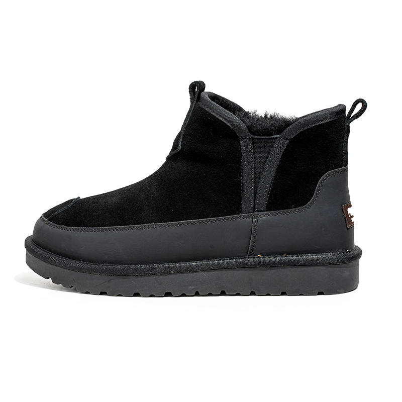 

Тёплые износостойкие противоскользящие короткие зимние ботинки мужские LUOMAIKE, цвет хаки