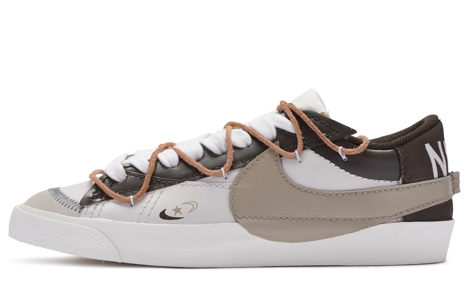 

Кроссовки Blazer Skateboarding Shoes Men Low-top бежевый/кофейный/коричневый Nike