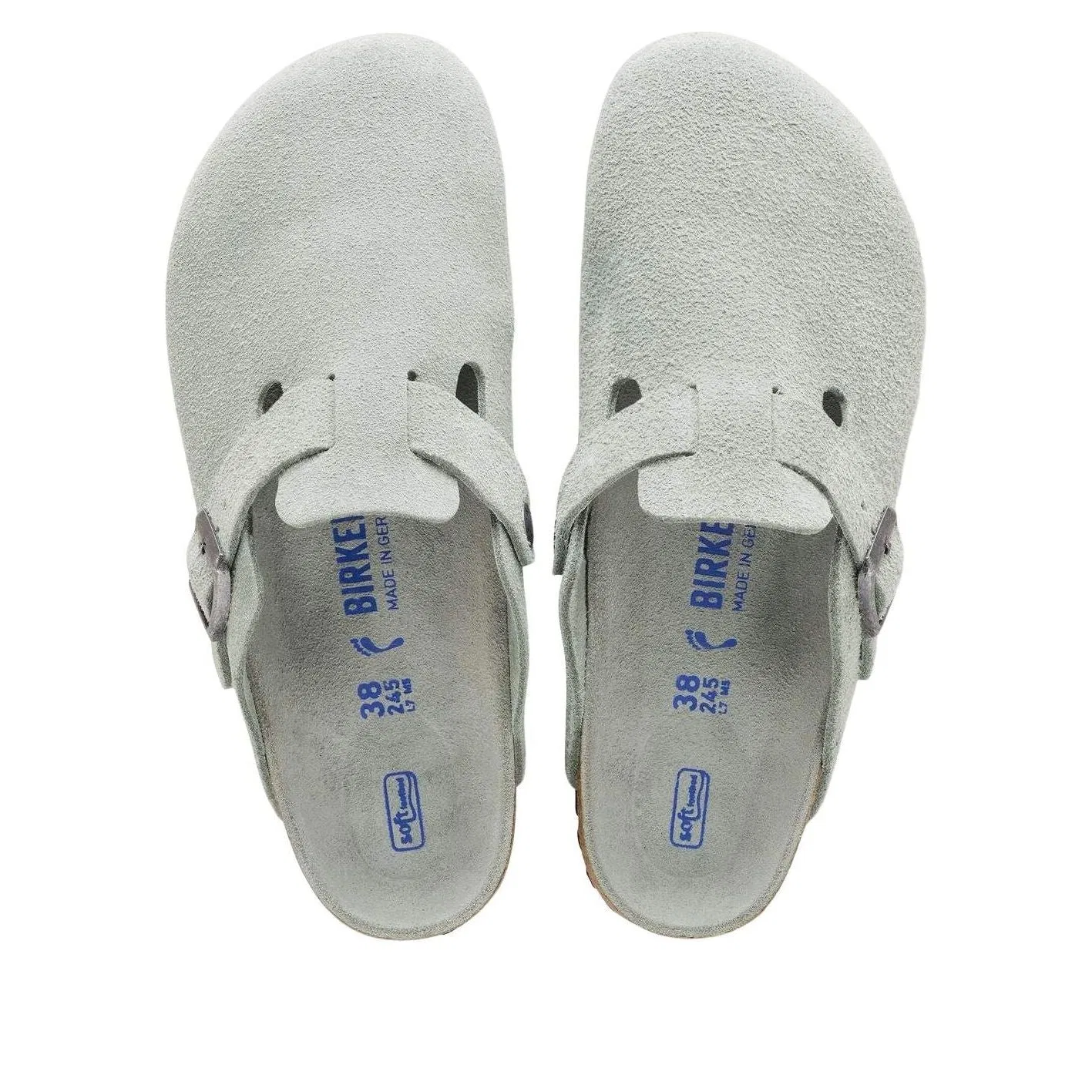 Сандалии Birkenstock Boston Soft Footbed 'Pure Sage' 1031720, зеленый — фото 3