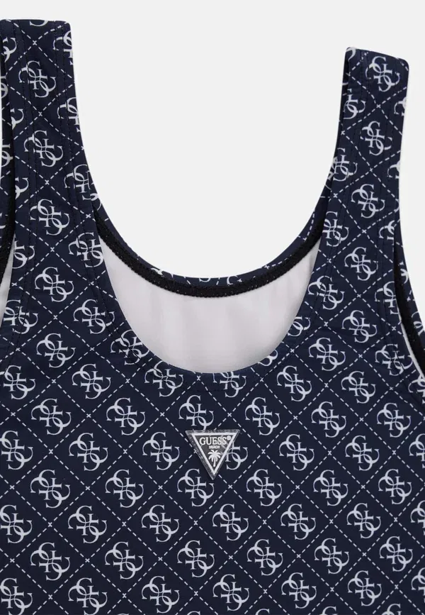 Купальник Guess 4G Logo Swimsuit, разноцветный с синим фоном — фото 3