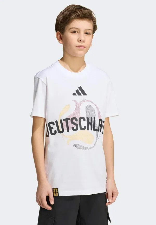 Футболка Adidas Performance Fifa world cup 26 germany t-shirt kids national team wear, белый