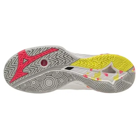 Кроссовки для бадминтона «Wave Fang 2 Fit» от Mizuno, White X Pink — фото 2