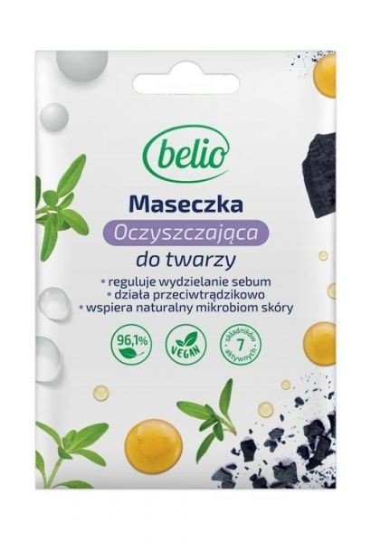 

Очищающая маска для лица Belio, 10 мл