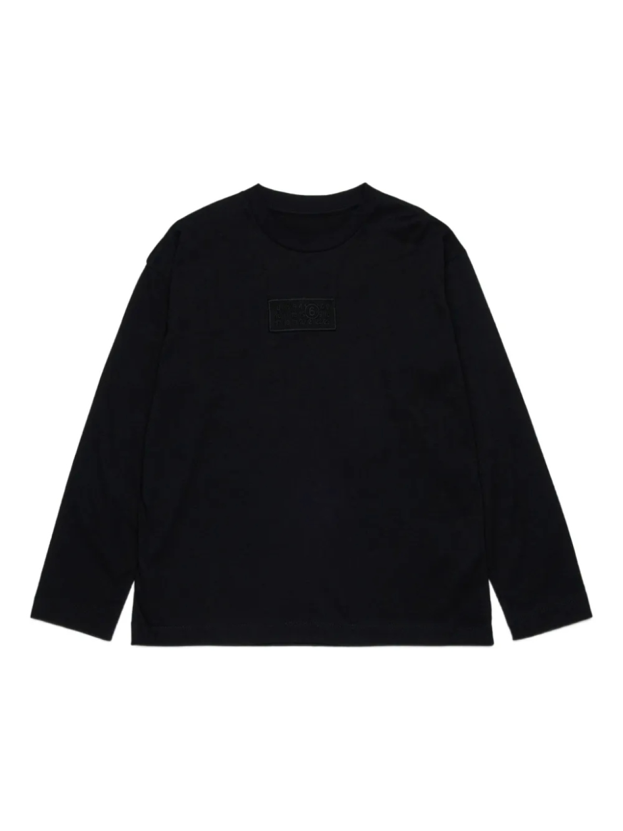 

Толстовка с логотипом MM6 Maison Margiela Kids, черный