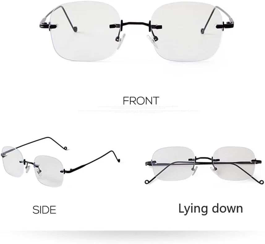 

Солнцезащитные очки в стиле ретро 2027 года, прямоугольные, без оправы, для женщин и мужчин, модные солнцезащитные очки в маленькой оправе MTZJH, C4 Silver