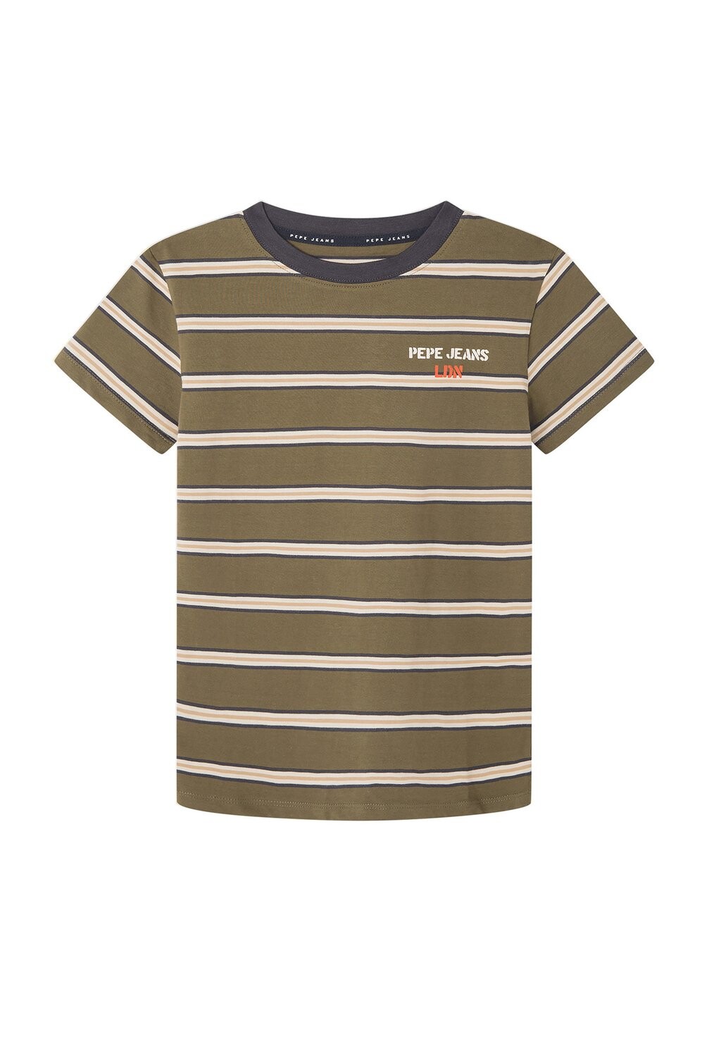 

Футболка с принтом RAY Pepe Jeans, цвет military green