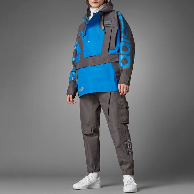 Коллекция Blue Version, мужская куртка, синяя Adidas Originals, синий — фото 2