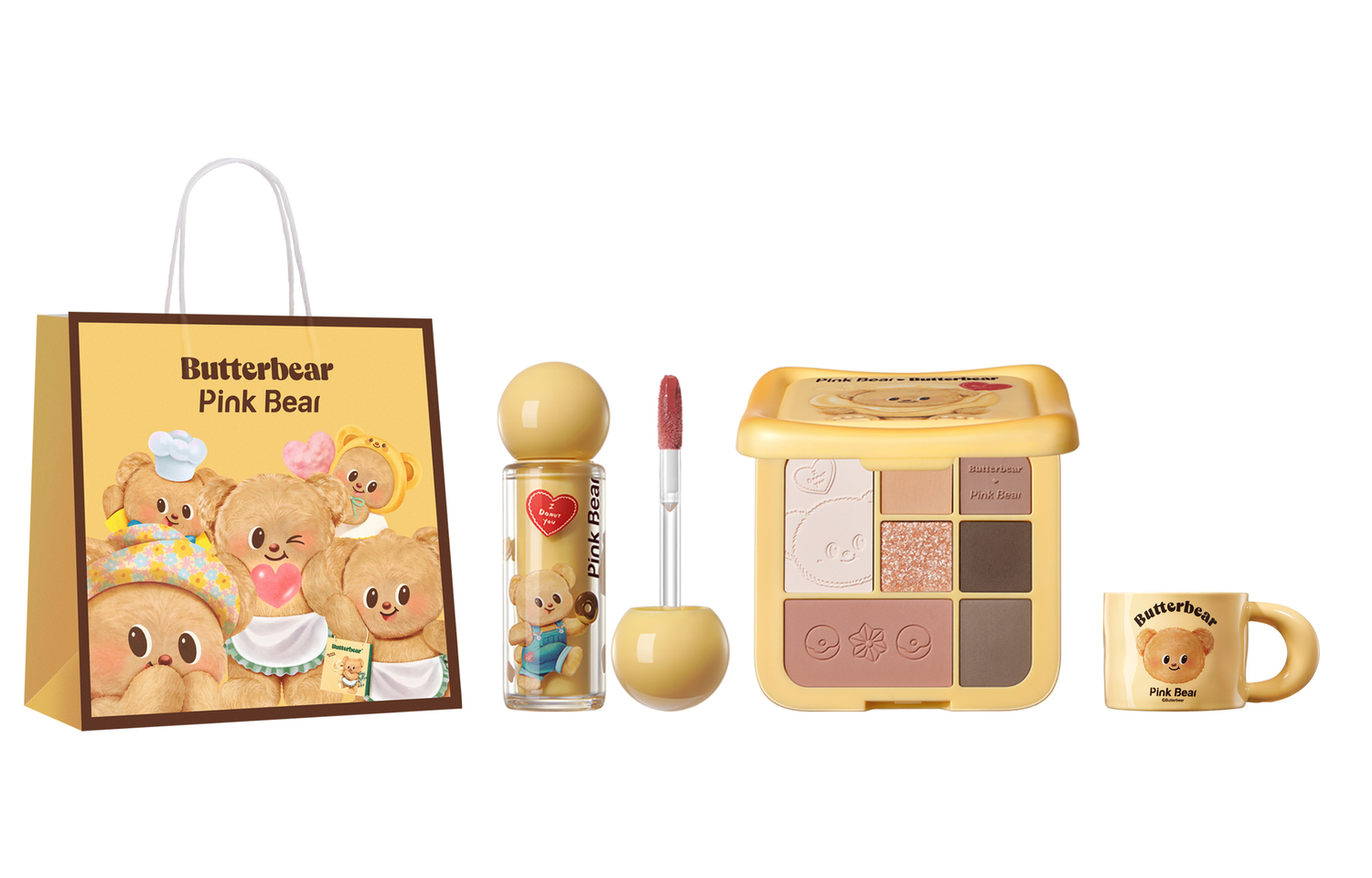

Набор косметики для женщин Pink Bear, N04+Eye Shadow 01 (Cup Set)
