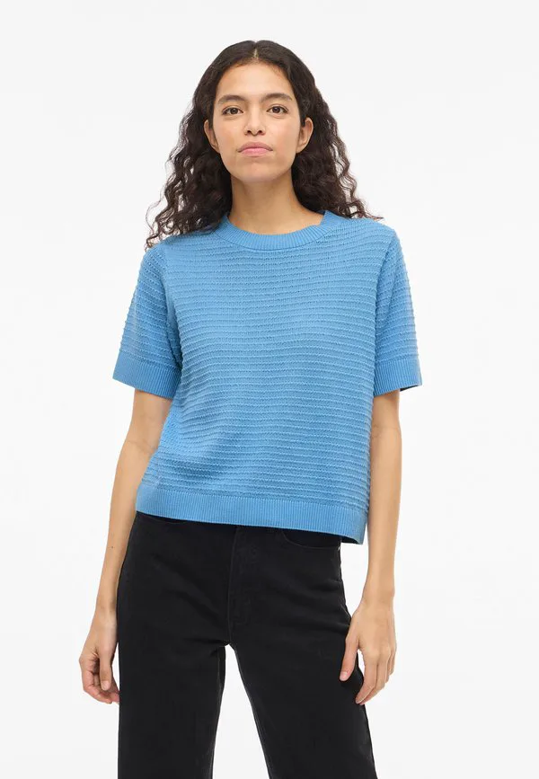 

Футболка vilollo с воротником из нержавеющей стали и детальным принтом Vila, Light Blue, Синий, Футболка vilollo с воротником из нержавеющей стали и детальным принтом Vila, Light Blue