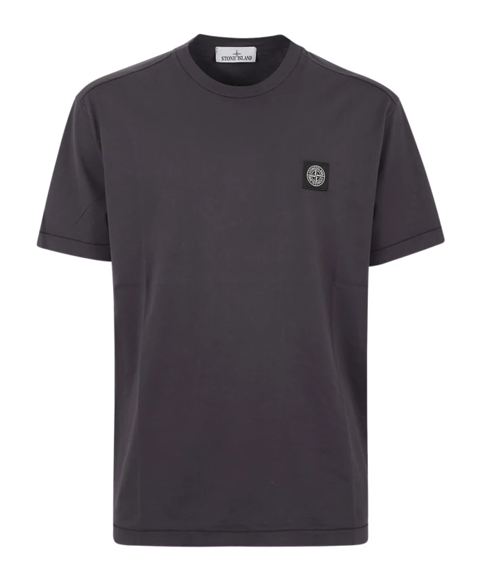 

Футболка из хлопкового трикотажа Stone Island, синий