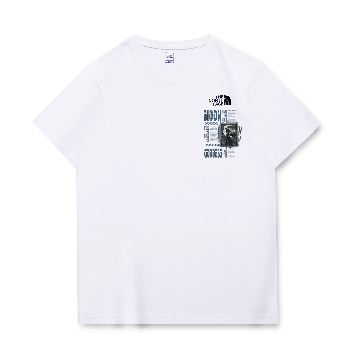 

THE NORTH FACE Футболка унисекс белая, Белый, THE NORTH FACE Футболка унисекс белая