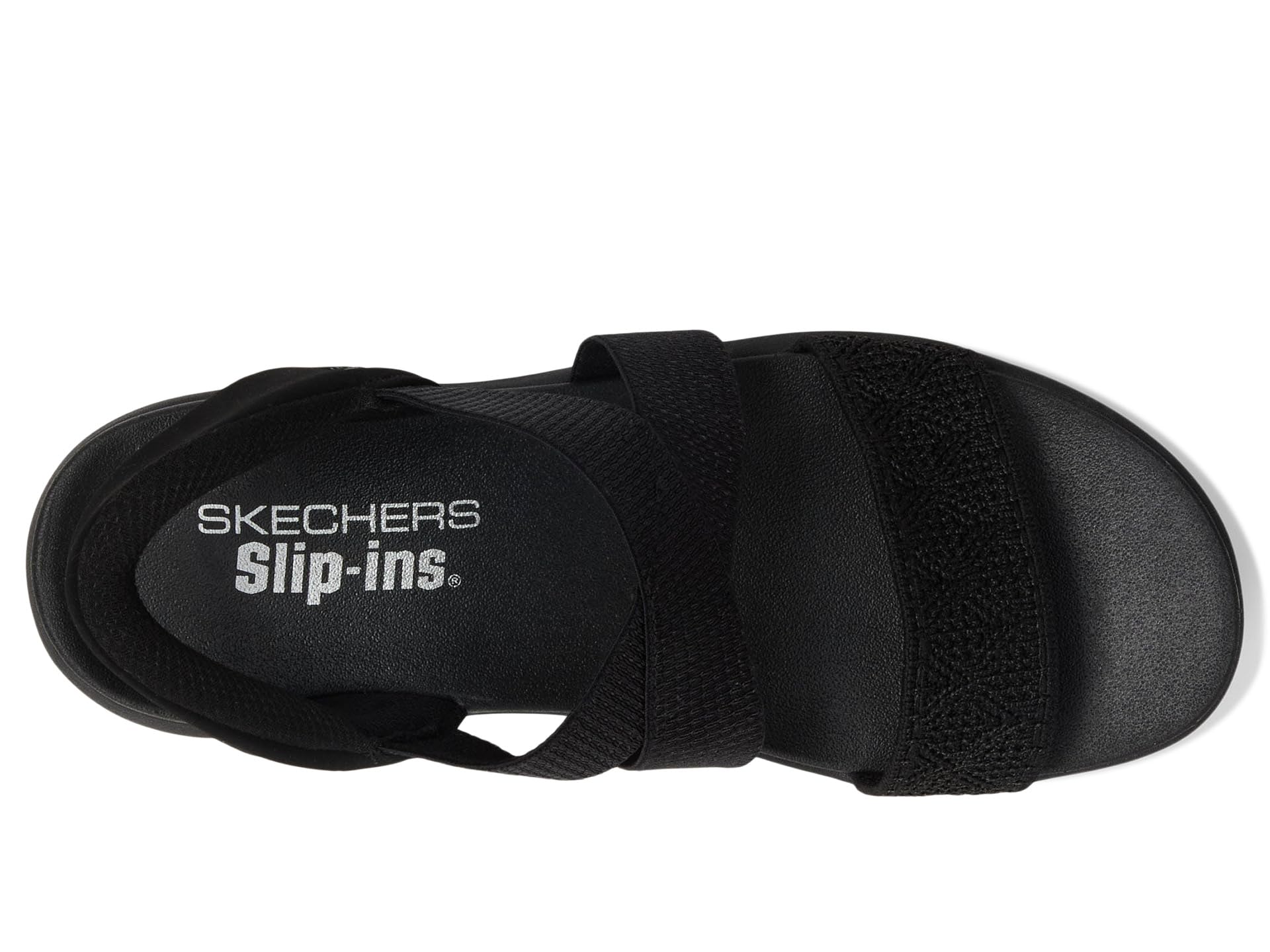 Сандалии SKECHERS Arya - Very Demure Hands Free Slip-Ins, черный — фото 2