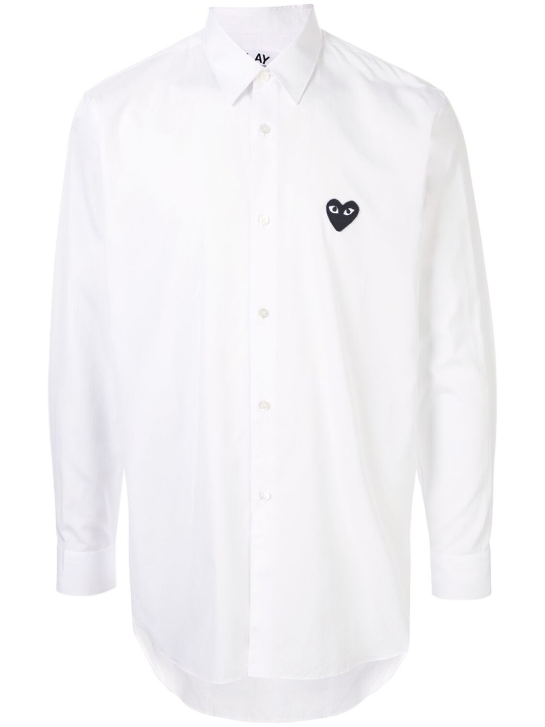 

Рубашка с вышитым логотипом Comme Des Garçons Play, белый