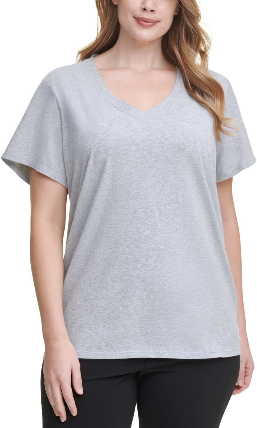 

Женская футболка Calvin Klein Performance Plus Active с круглым вырезом, Pearl Grey Heather, Белый, Женская футболка Calvin Klein Performance Plus Active с круглым вырезом, Pearl Grey Heather