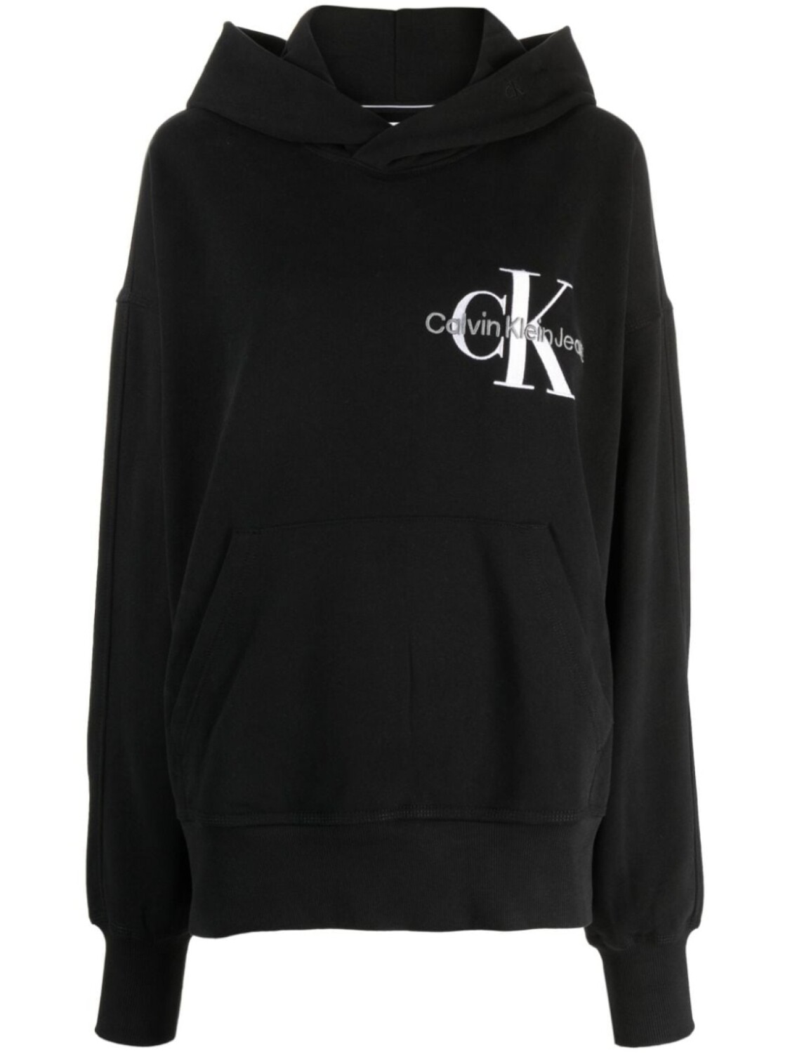 

Calvin Klein худи с вышитым логотипом, черный