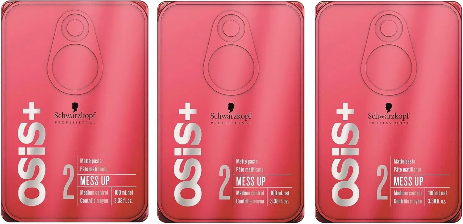 Текстурирующая паста Mess Up от Schwarzkopf Osis, 3 x 100 мл Osis+