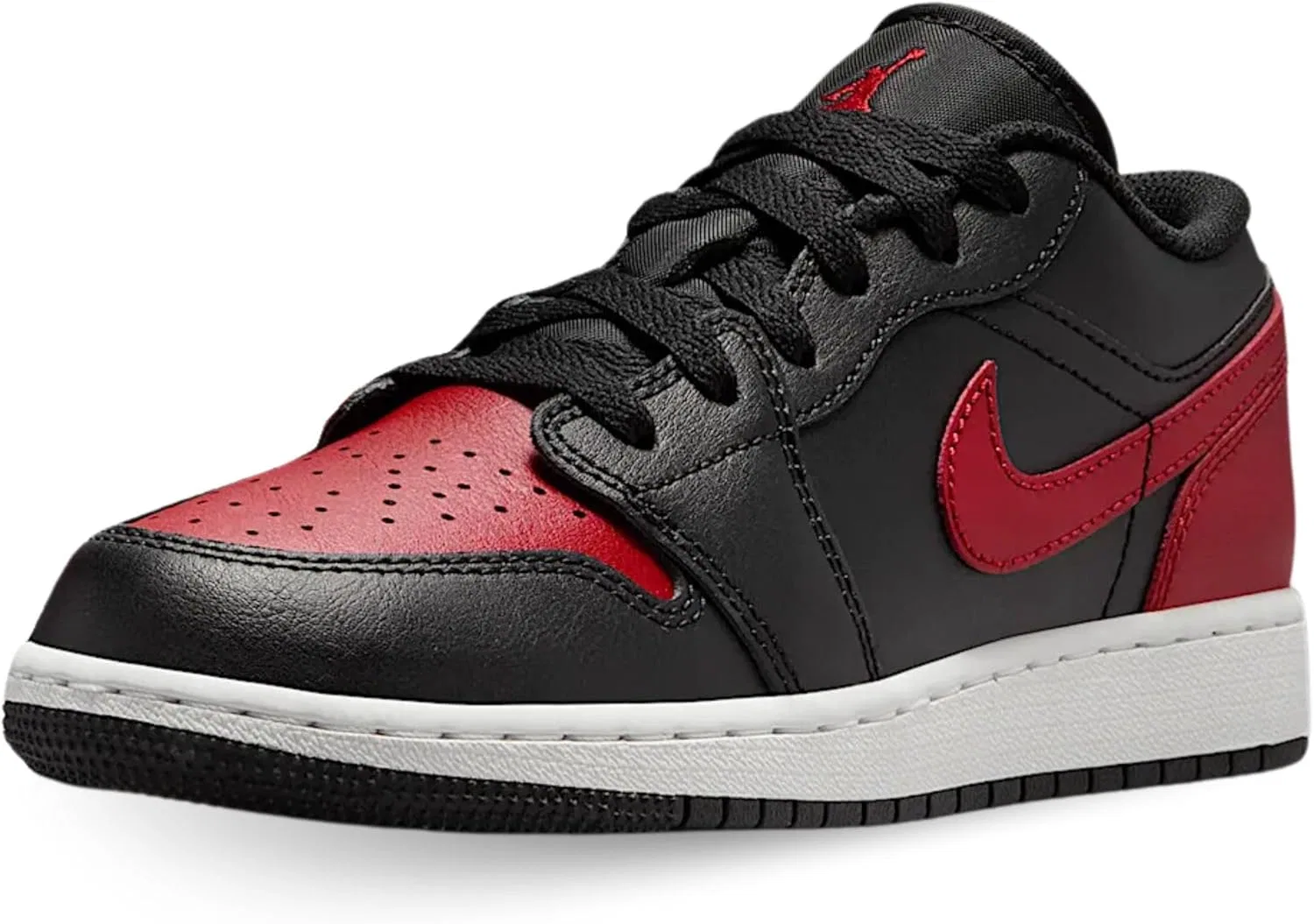 Кроссовки детские Air Jordan 1 Low, Nike, Black/Varsity Red-summit White