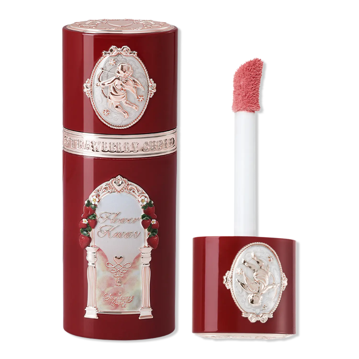 

Жидкие румяна из коллекции Клубничный Купидон Flower Knows, 04 Apple Glow (coral pink)