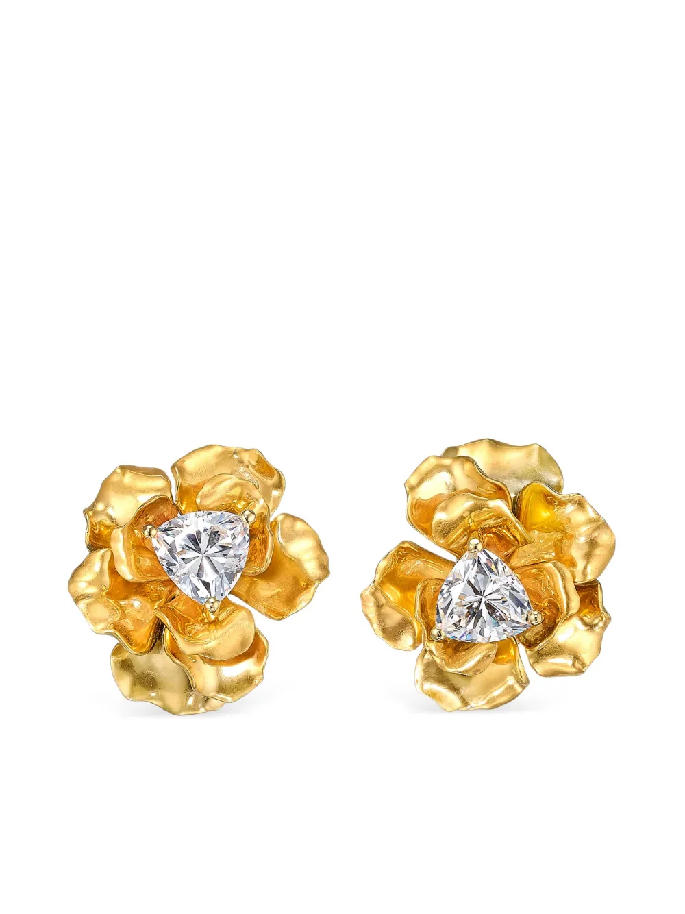 

Серьги Reine de Soleil из желтого золота Anabela Chan, золотой