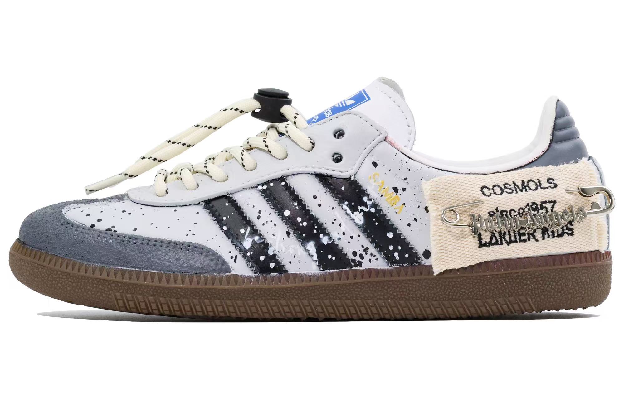 

Adidas Originals Самба Ориджинал Лунар Постэйдж, Эш Герман Арми Трэйнерс Унисекс Серый Черный, цвет Gray