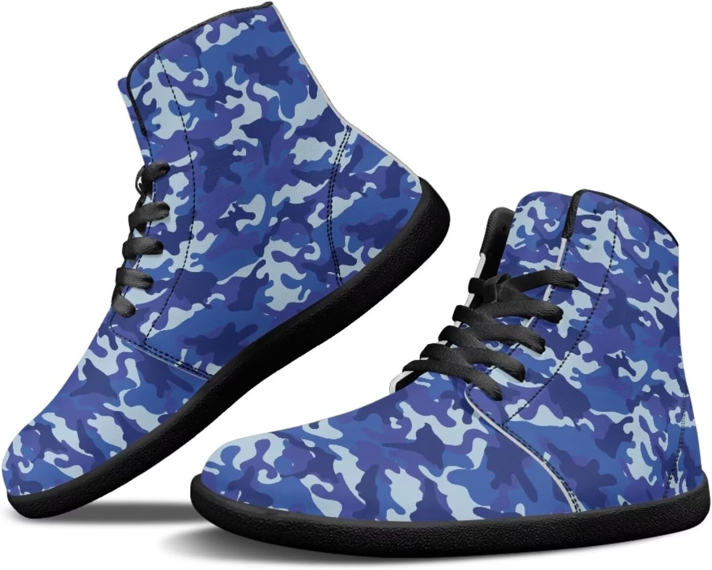 

Кроссовки Binienty Zero Drop Barefoot для мужчин и женщин из искусственной кожи, синий