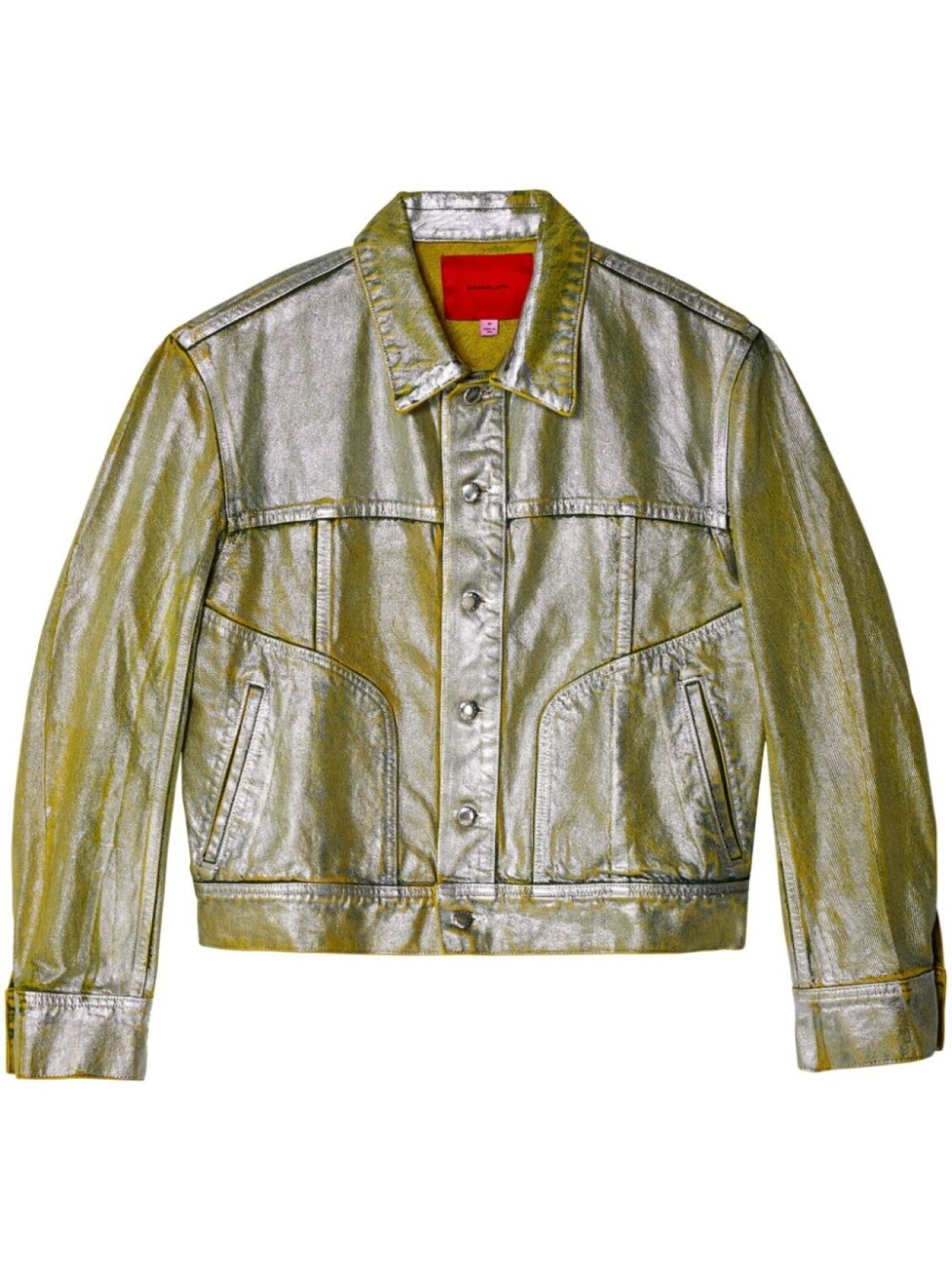 

Джинсовая куртка EL Eckhaus Latta, серебристый