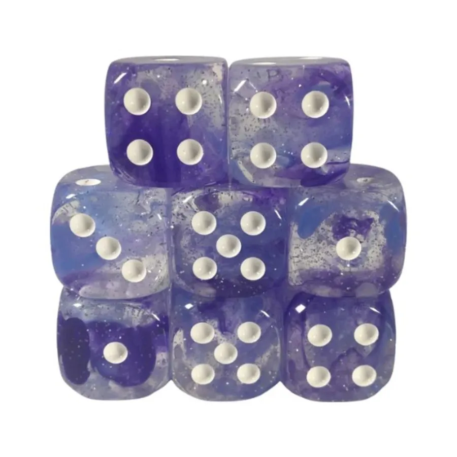 

d6 18 мм Божественность клирика с белым (12), Class & Creature Dice - d6 Sets