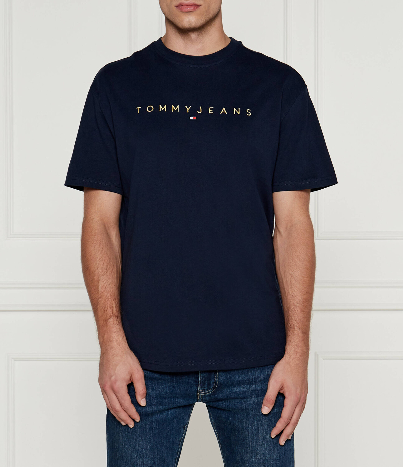 

Футболка Tommy Jeans Regular Fit, темно-синий